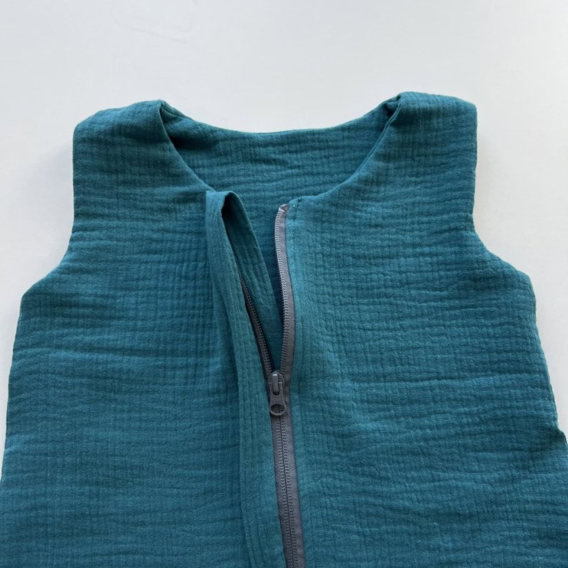 Olulu Lehký mušelínový spací pytel petrolejová