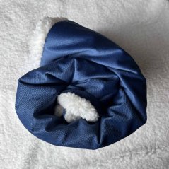 Olulu Beránková dečka velvet tmavě modrá Olulu Beránková dečka velvet tmavě modrá