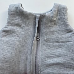 Olulu Zateplený mušelínový spací pytel světle šedá Olulu Zateplený mušelínový spací pytel světle šedá