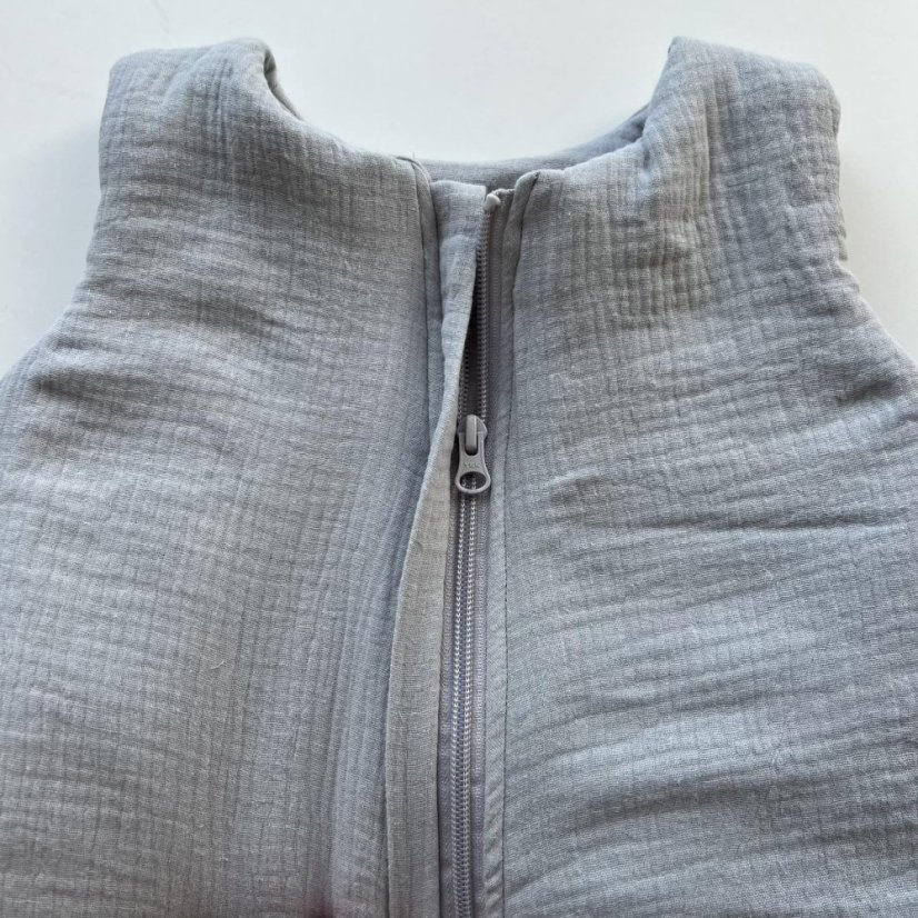 Olulu Zateplený mušelínový spací pytel světle šedá