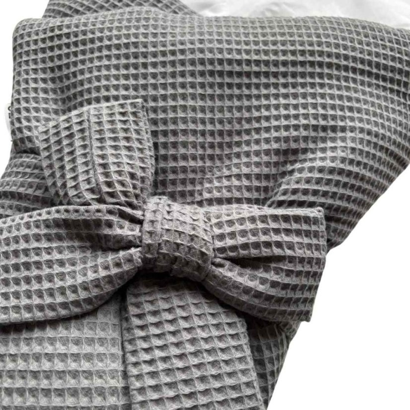 Olulu Zavinovačka tmavě šedá vafle s bílou