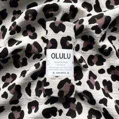 Olulu Mušelínová plenka leopard Olulu Mušelínová plenka leopard