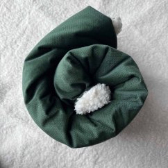 Olulu Beránková dečka velvet tmavě zelená Olulu Beránková dečka velvet tmavě zelená