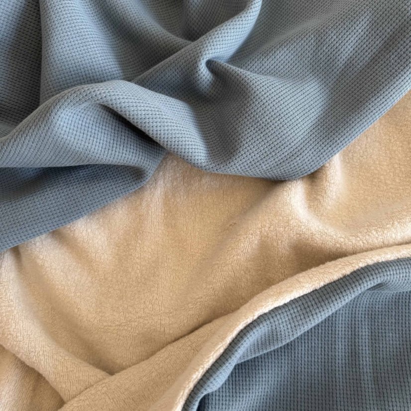 Olulu Beránková dečka DELUXE modrá