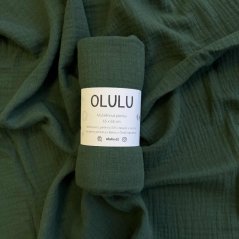 Olulu Mušelínová plenka tmavě zelená