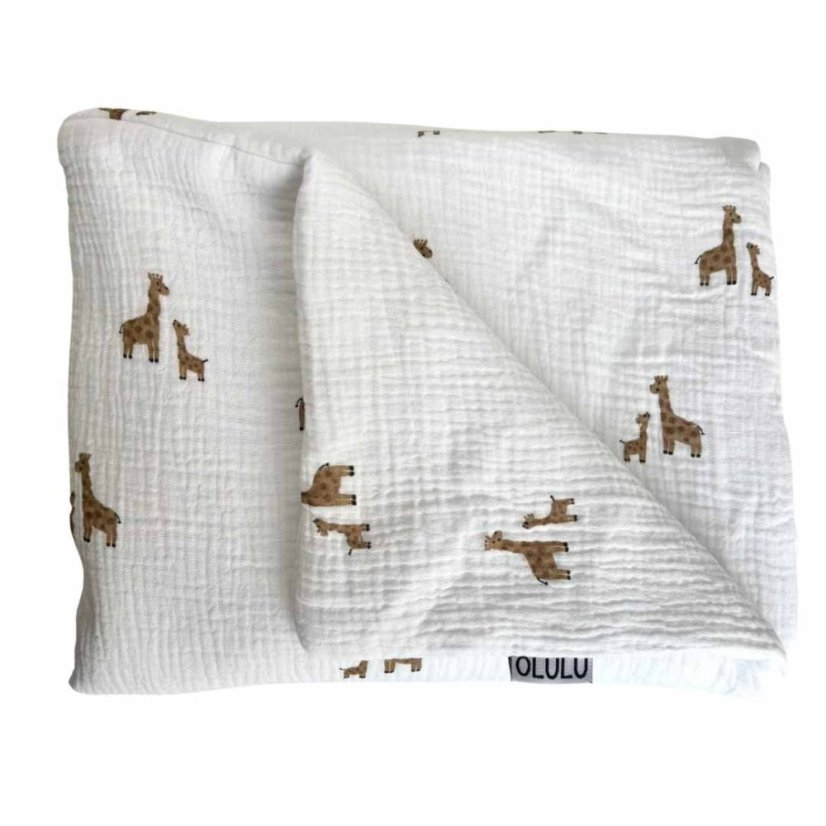 Olulu Mušelínová zateplená dečka žirafky