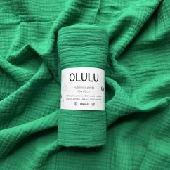 Olulu Mušelínová plenka zářivě zelená Olulu Mušelínová plenka zářivě zelená