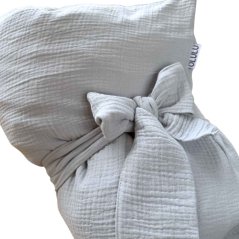 Olulu Péřová zavinovačka 80x80 šedý mušelín