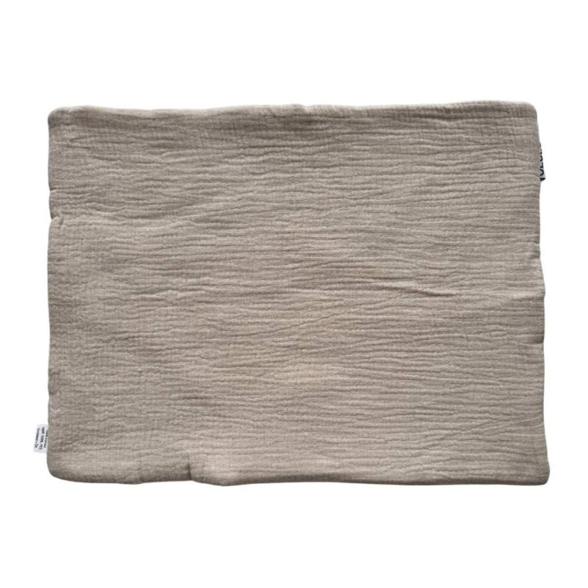 Olulu Mušelínový polštářek tenký béžová