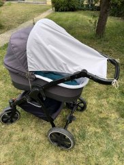 Olulu Sluneční clona na kočárek béžová Olulu Sluneční clona na kočárek béžová