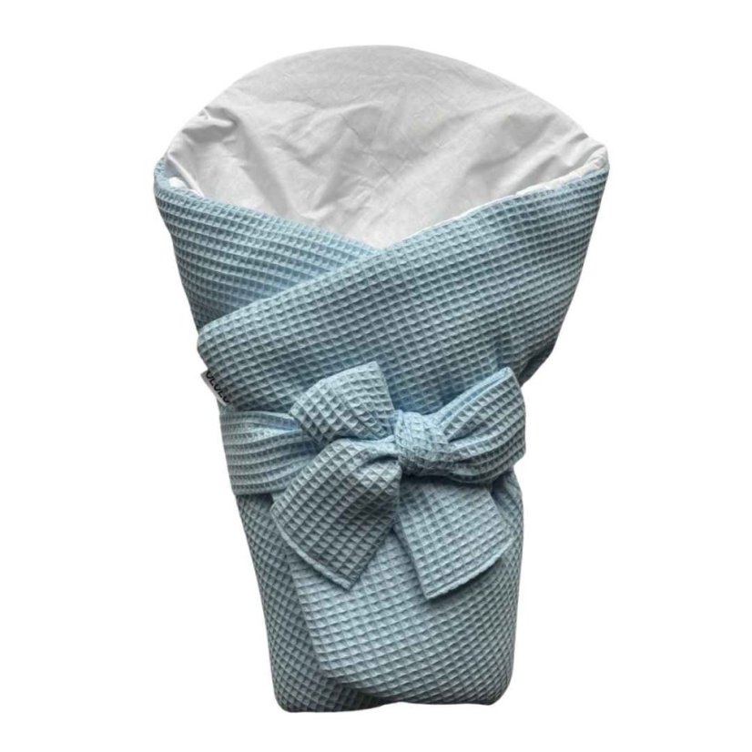 Olulu Zavinovačka světle modrá vafle s bílou