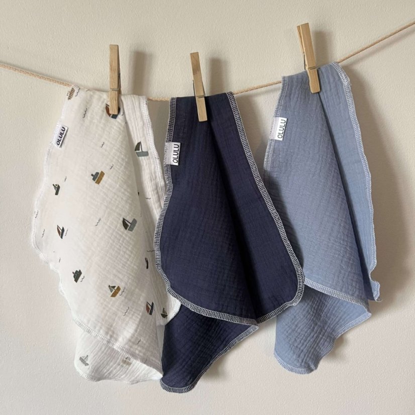 Olulu Sada mini plenek tmavě modrá, modrá, lodičky