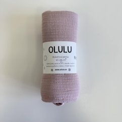 Olulu Mušelínová plenka světle růžová 65x60cm