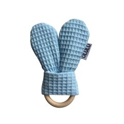 Kousátko světle modrá vafle