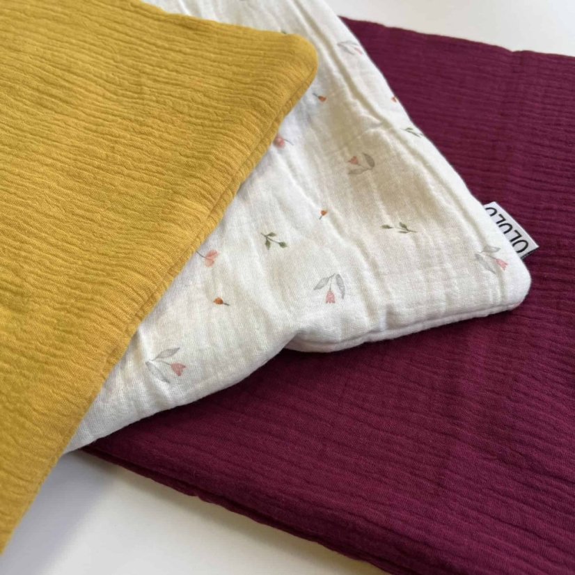 Mušelínový polštářek - Tloušťka: Tenký polštářek (1 cm)