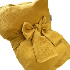 Olulu Péřová zavinovačka 80x80 okrový mušelín