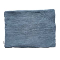 Olulu Mušelínový polštářek tenký modrá Olulu Mušelínový polštářek tenký modrá