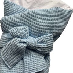 Olulu Zavinovačka světle modrá vafle s bílou Olulu Zavinovačka světle modrá vafle s bílou