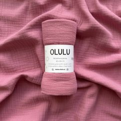 Olulu Mušelínová plenka tmavě růžová Olulu Mušelínová plenka tmavě růžová