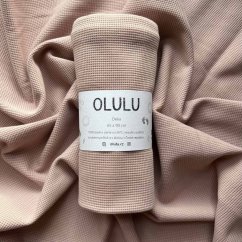 Olulu Lehká bavlněná dečka pudrová Olulu Lehká bavlněná dečka pudrová