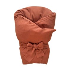 Olulu Péřová zavinovačka 80x80 cihlový mušelín