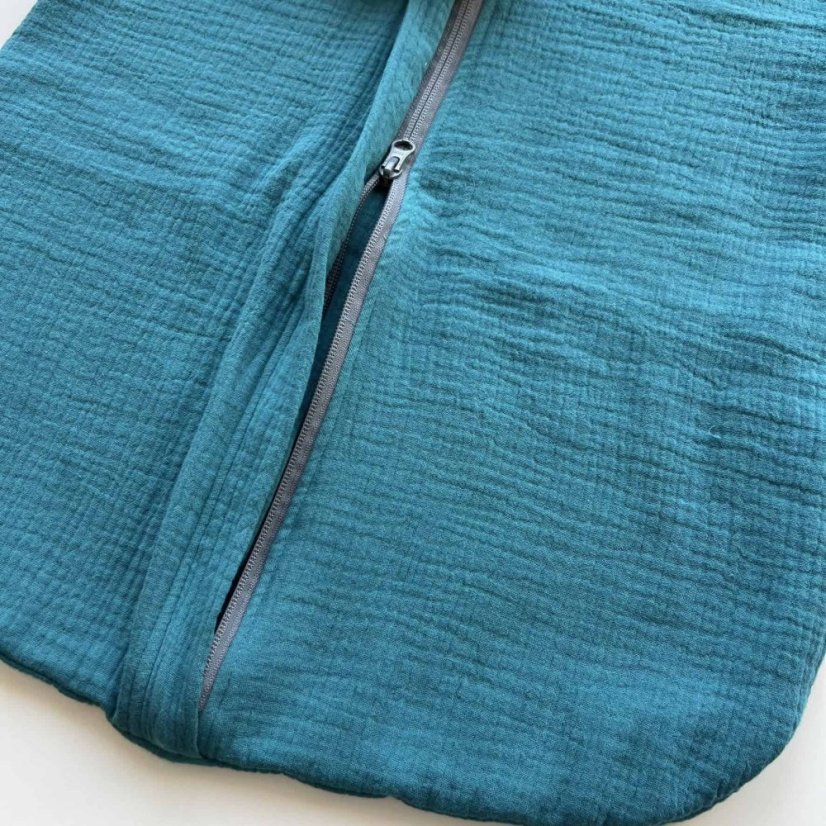 Olulu Lehký mušelínový spací pytel petrolejová