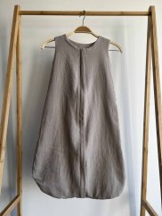 Olulu Lehký mušelínový spací pytel béžová se zlatými tečkami Olulu Lehký mušelínový spací pytel béžová se zlatými tečkami