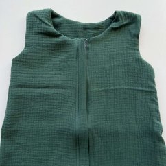 Olulu Lehký mušelínový spací pytel tmavě zelená