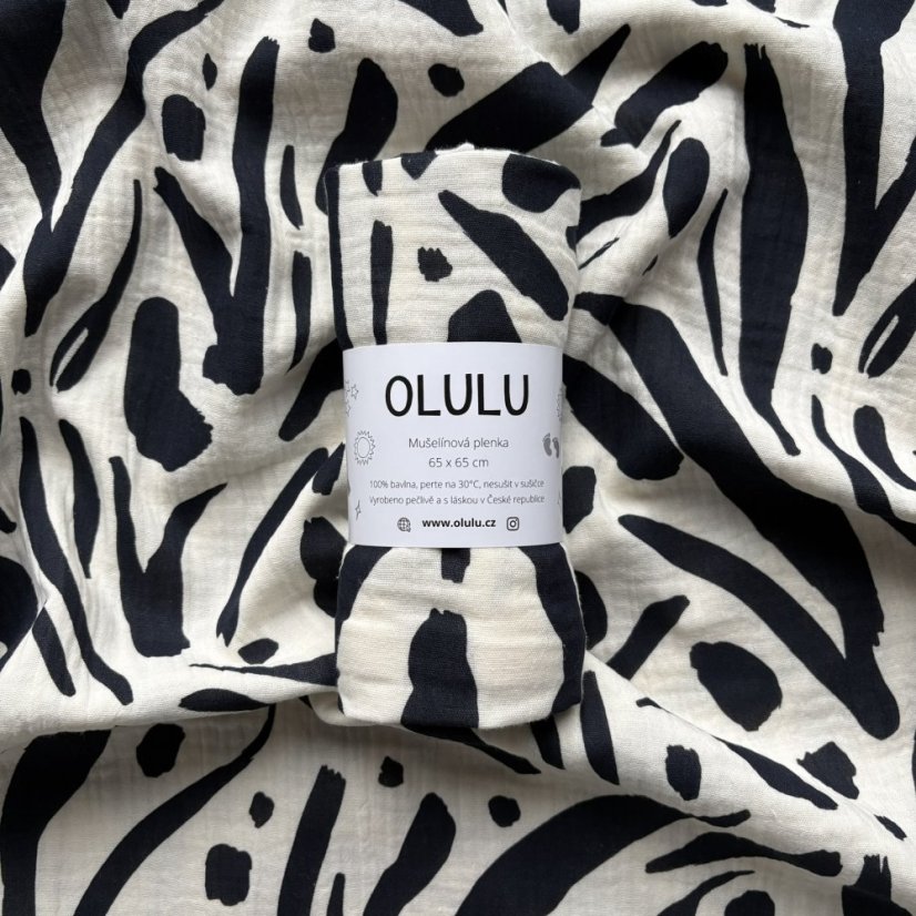 Olulu Mušelínová plenka zebra