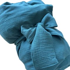 Olulu Péřová zavinovačka 80x80 petrolejový mušelín