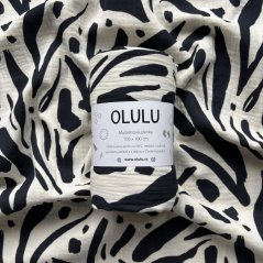 Olulu Zavinovací mušelínová plenka zebra
