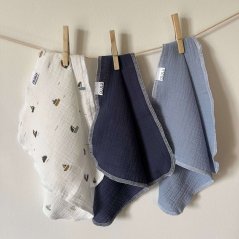 Olulu Sada mini plenek tmavě modrá, modrá, lodičky Olulu Sada mini plenek tmavě modrá, modrá, lodičky