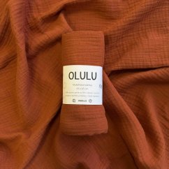 Olulu Mušelínová plenka cihlová Olulu Mušelínová plenka cihlová