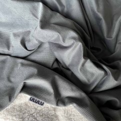 Olulu Beránková dečka velvet šedá Olulu Beránková dečka velvet šedá