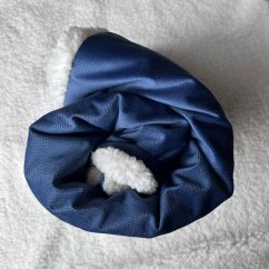 Olulu Beránková dečka velvet tmavě modrá Olulu Beránková dečka velvet tmavě modrá