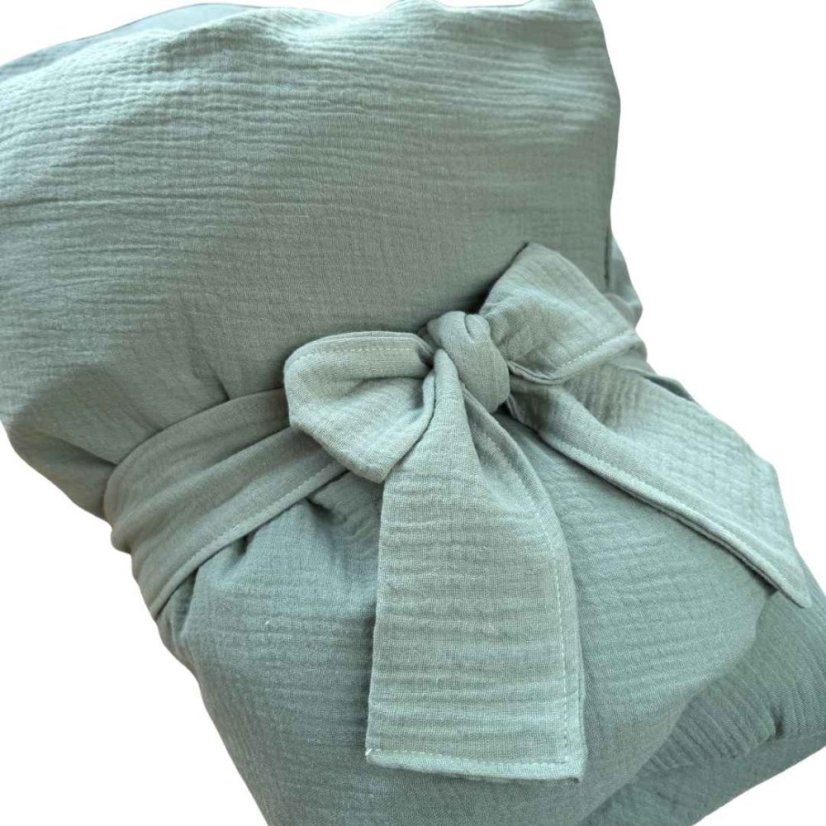 Olulu Péřová zavinovačka 80x80 zelený mušelín