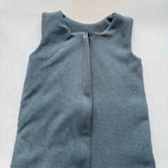 Olulu Zateplený mušelínový spací pytel modrá mini vafle Olulu Zateplený mušelínový spací pytel modrá mini vafle