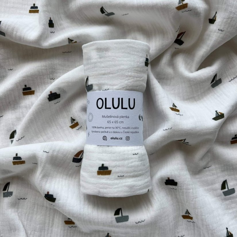 Olulu Mušelínová plenka lodičky