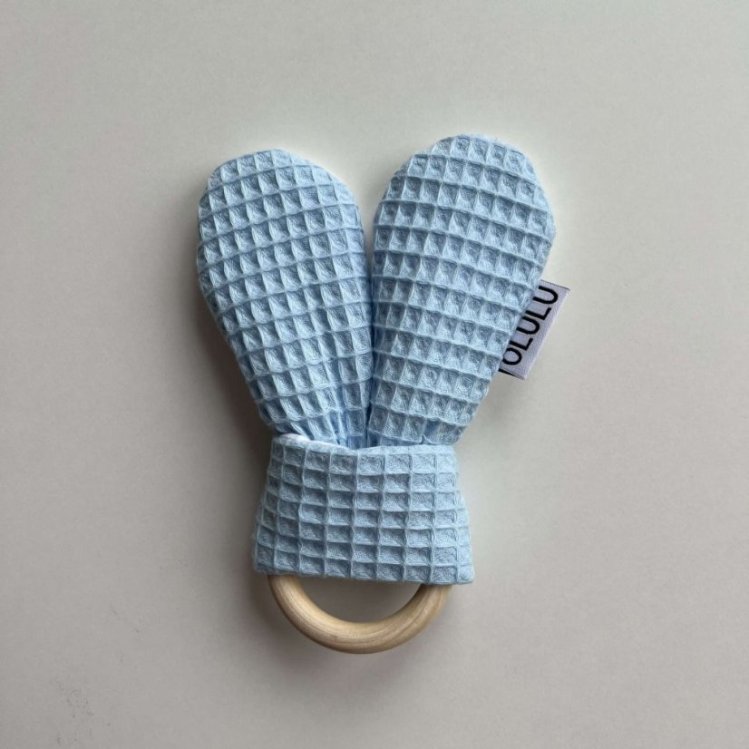 Olulu Kousátko světle modrá vafle