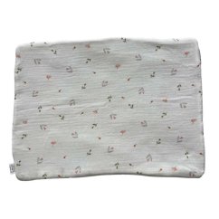 Olulu Mušelínový polštářek tenký tulipánky