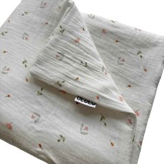 Olulu Mušelínová zateplená dečka tulipánky Olulu Mušelínová zateplená dečka tulipánky