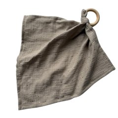 Olulu Muchláček bílá se zlatými tečkami