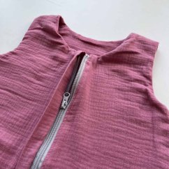 Olulu Lehký mušelínový spací pytel tmavě růžová