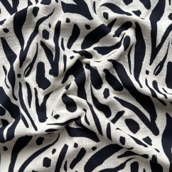 Zavinovací mušelínová plenka zebra 110x110cm
