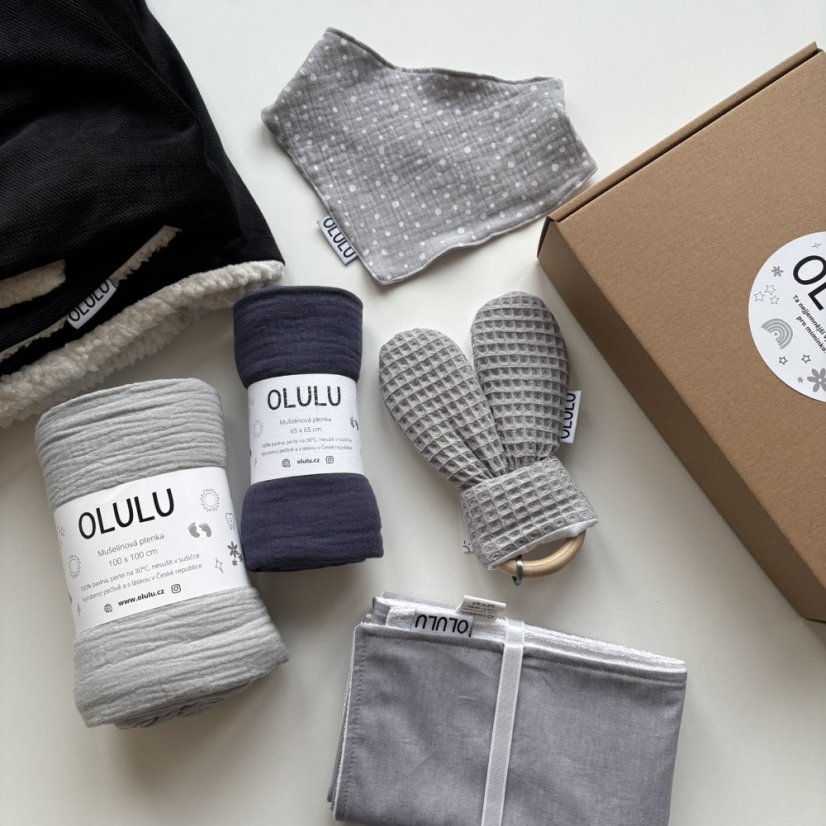 Olulu Černý dárkový set maxi