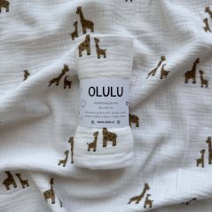 Olulu Mušelínová plenka žirafky Olulu Mušelínová plenka žirafky