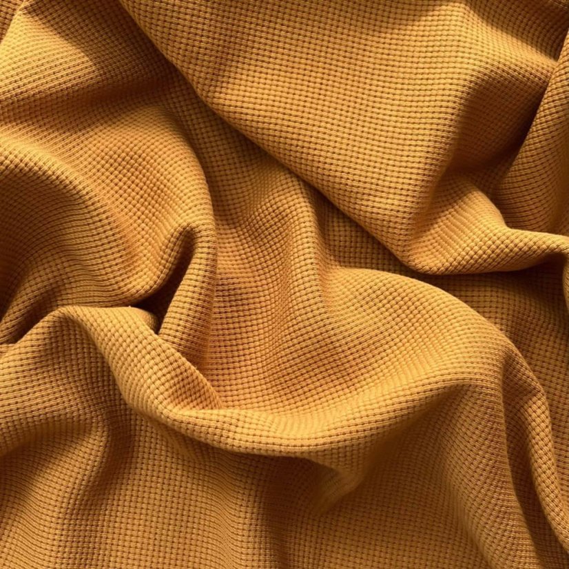 Olulu Lehká bavlněná dečka okrová