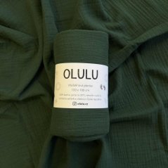 Olulu Mušelínová plenka tmavě zelená