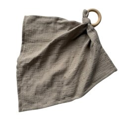 Olulu Muchláček bílá se zlatými tečkami