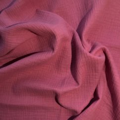 Olulu Mušelínová plenka tmavě růžová Olulu Mušelínová plenka tmavě růžová